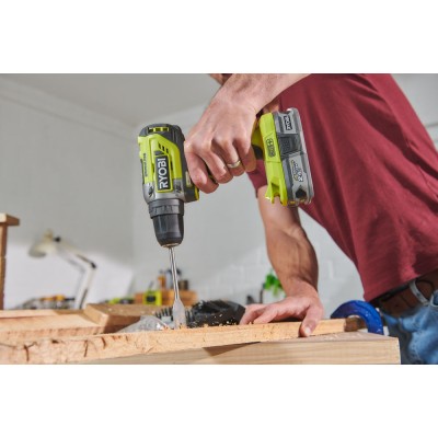 ONE + / Дрель-шуруповерт RYOBI R18DD5-0 (без батареи) ONE + / Дрель-шуруповерт RYOBI R18DD5-0 (без батареи)