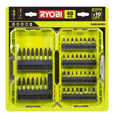 Набор ударных бит RYOBI RAK48SDI (48 шт.) Набор ударных бит RYOBI RAK48SDI (48 шт.)