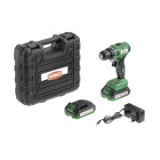 Аккум. дрель бесщ. Hammer ACD18BLC 18В 2x2Ач LiION 10мм 0-400/0-1400об/мин 45Нм в кейсе