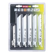 Набор полотен для сабельной пилы RYOBI RAK06RB (6 шт.)