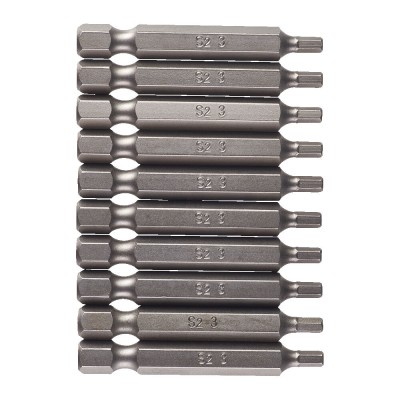 Набор бит Hex 3, 50 мм AEG ASDH35010 (10 шт) Набор бит Hex 3, 50 мм AEG ASDH35010 (10 шт)