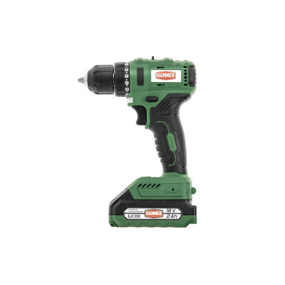 Аккум. дрель бесщ. Hammer ACD18BLC 18В 2x2Ач LiION 10мм 0-400/0-1400об/мин 45Нм в кейсе Аккум. дрель бесщ. Hammer ACD18BLC 18В 2x2Ач LiION 10мм 0-400/0-1400об/мин 45Нм в кейсе