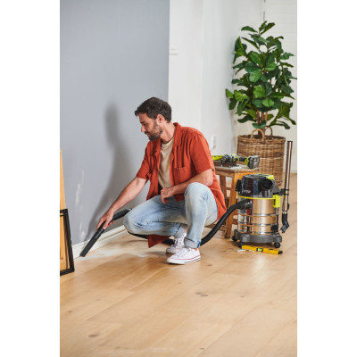 ONE + / Пылесос строительный RYOBI R18WDV (без батареи) ONE + / Пылесос строительный RYOBI R18WDV (без батареи)