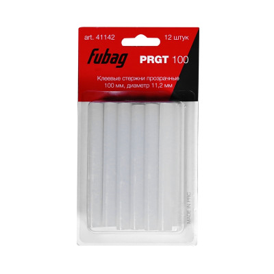 Клеевые стержни прозрачные FUBAG PRGT 100 (12 шт.) Клеевые стержни прозрачные FUBAG PRGT 100 (12 шт.)