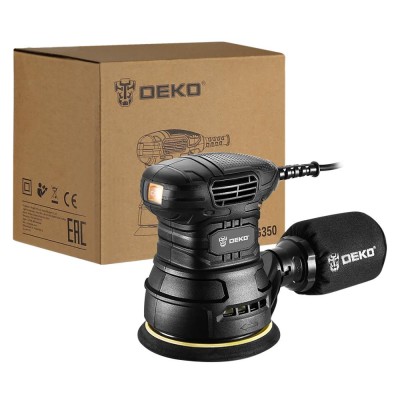 Эксцентриковая шлифмашина DEKO DKG350 Эксцентриковая шлифмашина DEKO DKG350