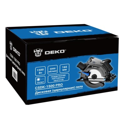 Пила циркулярная DEKO CSDK-1500 PRO Пила циркулярная DEKO CSDK-1500 PRO