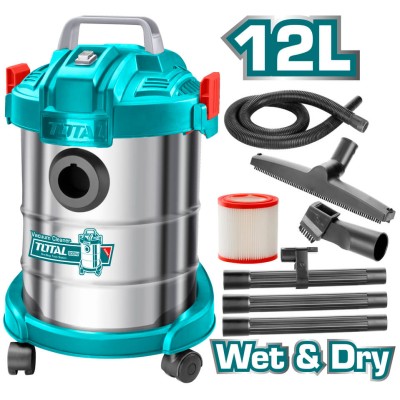Пылесос строительный TOTAL TVC14122 Пылесос строительный TOTAL TVC14122