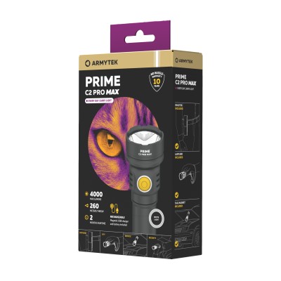 Фонарь Armytek Prime C2 Pro MAX Белый Фонарь Armytek Prime C2 Pro MAX Белый