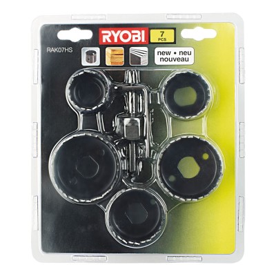 Набор коронок пильных RAK07HS RYOBI Набор коронок пильных RAK07HS RYOBI
