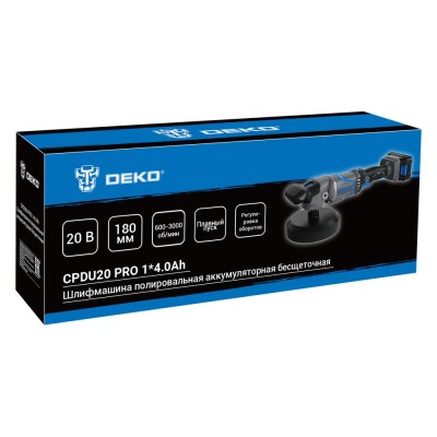Полировальная машина DEKO CPDU20 PRO Полировальная машина DEKO CPDU20 PRO