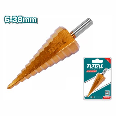 Сверло ступенчатое 6-38мм TOTAL TAC8263801 Сверло ступенчатое 6-38мм TOTAL TAC8263801