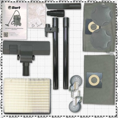 Пылесос строительный Bort BAX-1530M-Smart Clean Пылесос строительный Bort BAX-1530M-Smart Clean