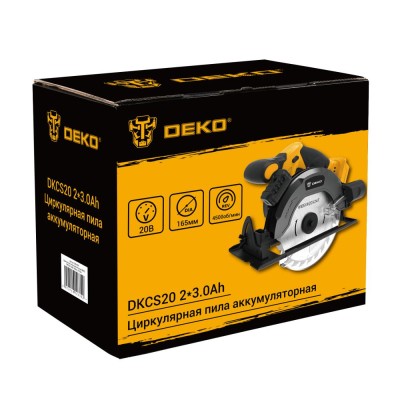 Пила циркулярная аккумуляторная DEKO DKCS20 Пила циркулярная аккумуляторная DEKO DKCS20