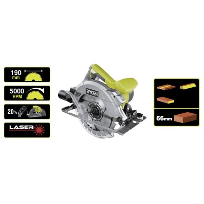 Пила циркулярная RYOBI RCS1600-PG Пила циркулярная RYOBI RCS1600-PG