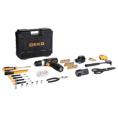 Дрель-шуруповерт аккумуляторная DEKO GCD12DU3 SET 104 063-4133 Дрель-шуруповерт аккумуляторная DEKO GCD12DU3 SET 104 063-4133