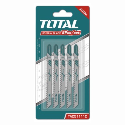 Пилка для лобзика 74мм по дереву TOTAL TAC51111C (5шт) Пилка для лобзика 74мм по дереву TOTAL TAC51111C (5шт)
