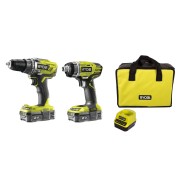 ONE + / Набор инструмента RYOBI R18DDID-220S