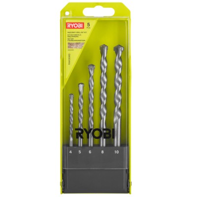 Набор сверл по бетону RYOBI RAK05MD (5 шт.) Набор сверл по бетону RYOBI RAK05MD (5 шт.)