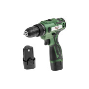 Аккум. дрель промо Hammer ACD12/2C 12В 2x1.5Ач LiION 10мм 0-350/0-1350об/мин, 26 Нм, кейс