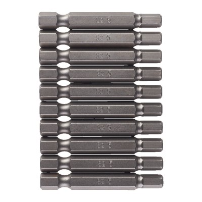 Набор бит Hex 5, 50 мм AEG ASDH55010 (10 шт) Набор бит Hex 5, 50 мм AEG ASDH55010 (10 шт)