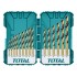 Набор сверл по металлу TOTAL TACSDL51501 (15 шт) Набор сверл по металлу TOTAL TACSDL51501 (15 шт)