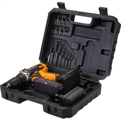 Дрель-шуруповерт аккумуляторная DEKO DKCD20FU-Li SET 3 063-4172 Дрель-шуруповерт аккумуляторная DEKO DKCD20FU-Li SET 3 063-4172