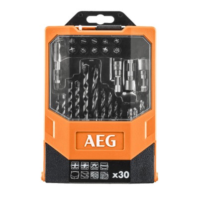 Набор сверл и бит AEG AAKDD30 (30шт.) Набор сверл и бит AEG AAKDD30 (30шт.)