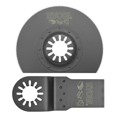 Набор полотен для многофункционального инструмента RYOBI RAK02MT (2 шт.) Набор полотен для многофункционального инструмента RYOBI RAK02MT (2 шт.)