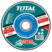 Круг отрезной 125х6х22,2 мм по металлу TOTAL TAC2231251