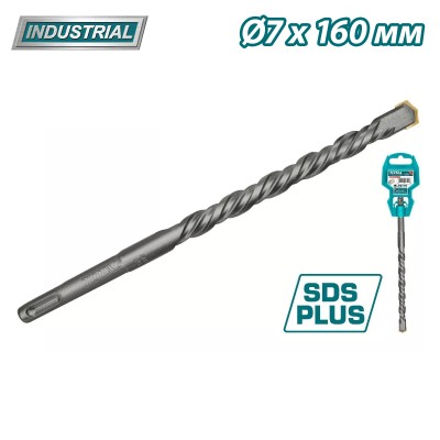 Бур SDS-plus 7х160мм TOTAL TAC310702 Бур SDS-plus 7х160мм TOTAL TAC310702