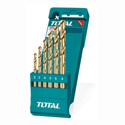 Набор сверл по металлу TOTAL TACSD0065 (6шт) Набор сверл по металлу TOTAL TACSD0065 (6шт)