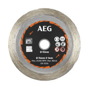 Круг алмазный D 76x10х1 мм AAKMMTC01 AEG 4932478589
