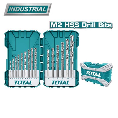Набор сверл по металлу TOTAL TACSDL51502 (15 шт) Набор сверл по металлу TOTAL TACSDL51502 (15 шт)