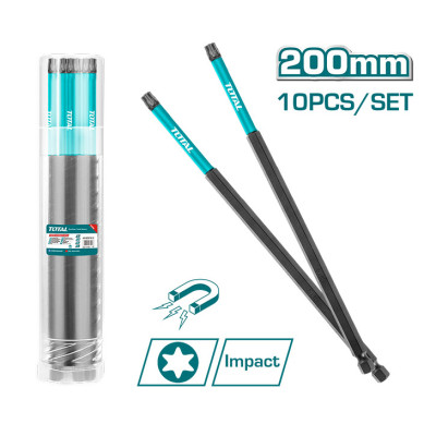 Бита ударная T25 200 мм TOTAL TACIM16T2583 (10 шт) Бита ударная T25 200 мм TOTAL TACIM16T2583 (10 шт)