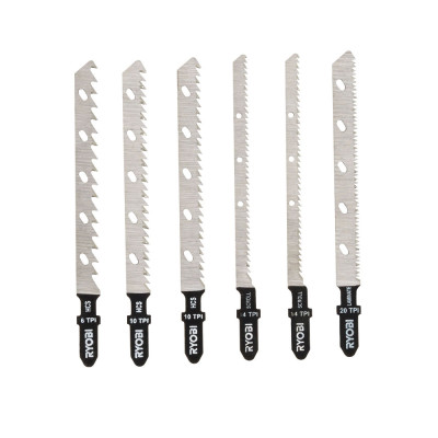 Набор пилок для лобзика RYOBI RAK6JSBW (6 шт.) Набор пилок для лобзика RYOBI RAK6JSBW (6 шт.)