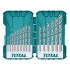 Набор сверл по металлу TOTAL TACSDL51502 (15 шт) Набор сверл по металлу TOTAL TACSDL51502 (15 шт)