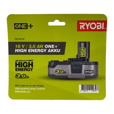 ONE + / Аккумулятор RYOBI RB18L30 ONE + / Аккумулятор RYOBI RB18L30