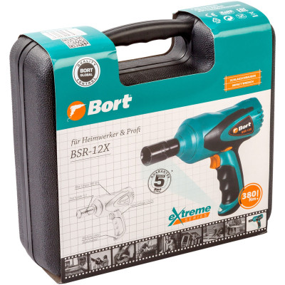 Гайковерт проводной автомобильный Bort BSR-12X Гайковерт проводной автомобильный Bort BSR-12X