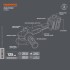 Углошлифмашина аккумуляторная DAEWOO DAG 2521Li SET Углошлифмашина аккумуляторная DAEWOO DAG 2521Li SET