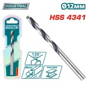 Сверло по металлу HSS 12 мм TOTAL TAC1201204