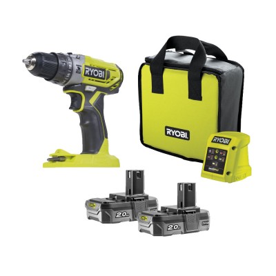 ONE + / Ударная дрель-шуруповерт RYOBI R18PD2-220S ONE + / Ударная дрель-шуруповерт RYOBI R18PD2-220S