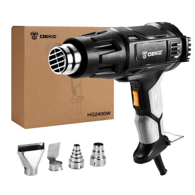 Фен строительный (термовоздуходувка) DEKO HG2400W Фен строительный (термовоздуходувка) DEKO HG2400W