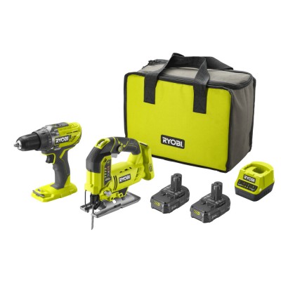ONE + / Набор инструмента RYOBI R18DDJS-220S ONE + / Набор инструмента RYOBI R18DDJS-220S