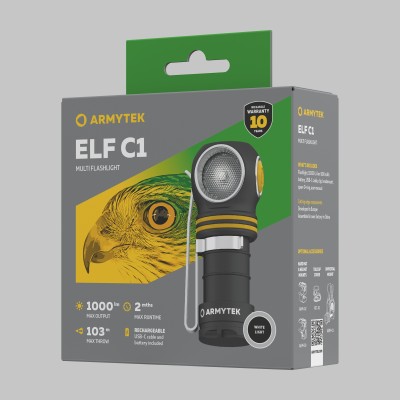 Фонарь Armytek Elf C1 USB-C Белый Фонарь Armytek Elf C1 USB-C Белый