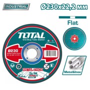 Круг отрезной 230x2,0x22,2 мм по нержавеющей стали TOTAL TAC2202301