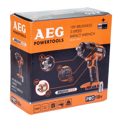 Гайковерт аккумуляторный AEG BSS18C12ZBL-0 (без батареи) Гайковерт аккумуляторный AEG BSS18C12ZBL-0 (без батареи)