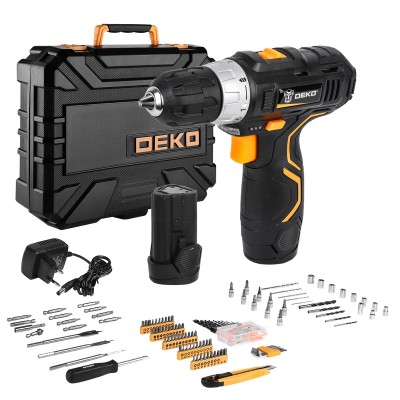 Дрель-шуруповерт аккумуляторная DEKO GCD12DU3 SET 195 Дрель-шуруповерт аккумуляторная DEKO GCD12DU3 SET 195