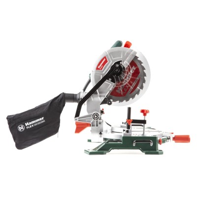 Пила торцовочная (стусло) Hammer Flex STL1800/255 1800Вт 5000об/мин круг 255мм гл. пропила 70мм Пила торцовочная (стусло) Hammer Flex STL1800/255 1800Вт 5000об/мин круг 255мм гл. пропила 70мм