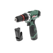 Аккум. дрель Hammer ACD122QC 12В 2x2Ач LiION 10мм 0-350/0-1400об/мин 28Нм