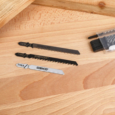 Набор пилок для лобзика по дереву и металлу DEKO JSB20 (20 шт) Набор пилок для лобзика по дереву и металлу DEKO JSB20 (20 шт)